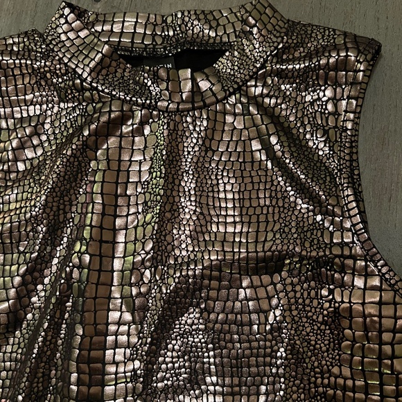 Snakeskin Bodysuit sz Large - Picture 1 of 6